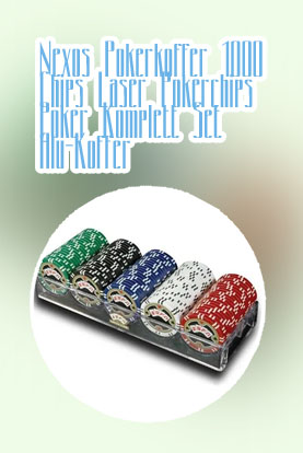 Pokerset 1000 chips
